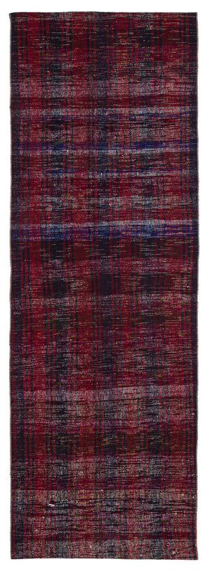 Chaput Over Dyed Kilim Rug 3'1'' x 8'11'' ft 94 x 271 cm