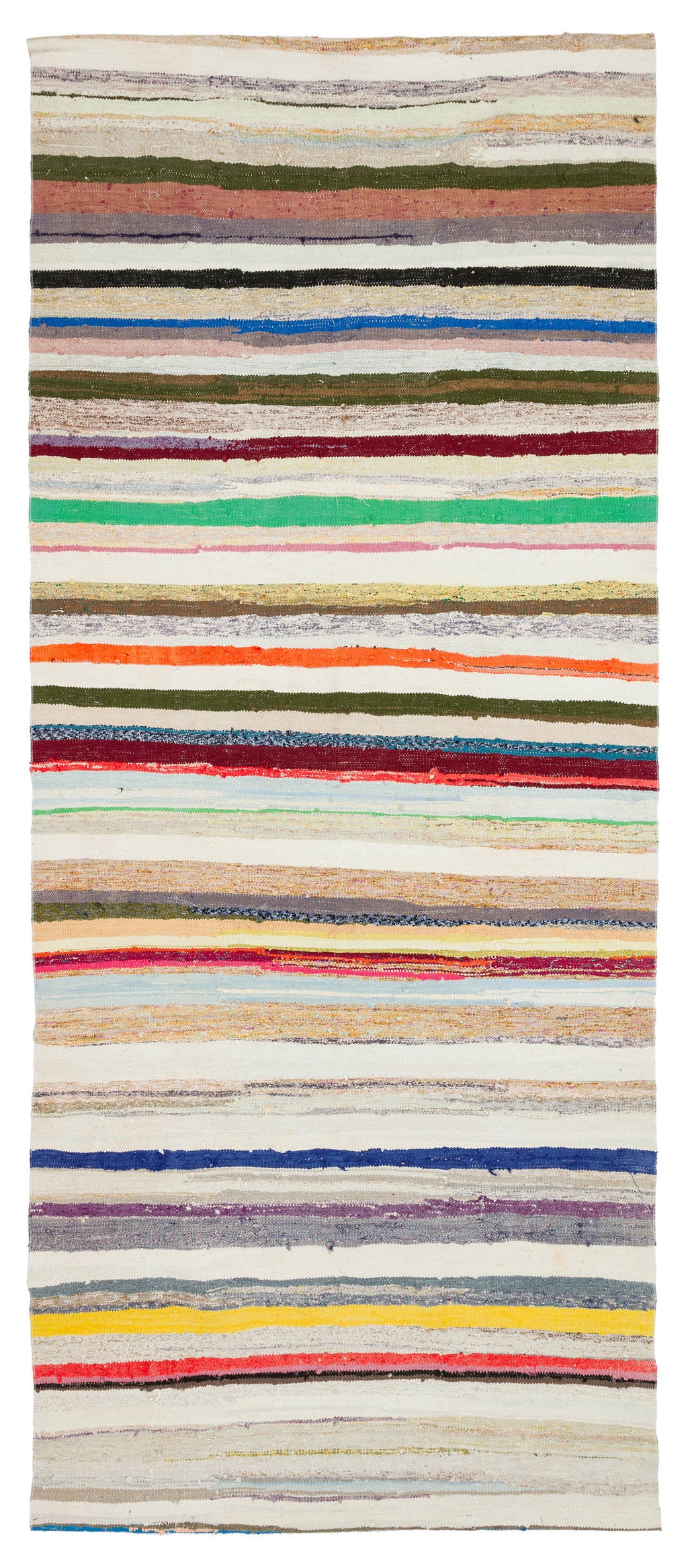 Chaput Over Dyed Kilim Rug 5'3'' x 12'4'' ft 161 x 376 cm