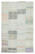 Chaput Over Dyed Kilim Rug 5'7'' x 9'2'' ft 170 x 280 cm