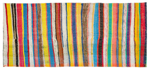 Chaput Over Dyed Kilim Rug 4'10'' x 10'11'' ft 148 x 332 cm