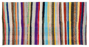 Chaput Over Dyed Kilim Rug 5'4'' x 10'6'' ft 162 x 320 cm