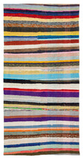 Chaput Over Dyed Kilim Rug 5'4'' x 10'6'' ft 162 x 320 cm