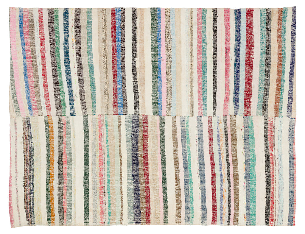 Chaput Over Dyed Kilim Rug 6'2'' x 8'4'' ft 188 x 253 cm