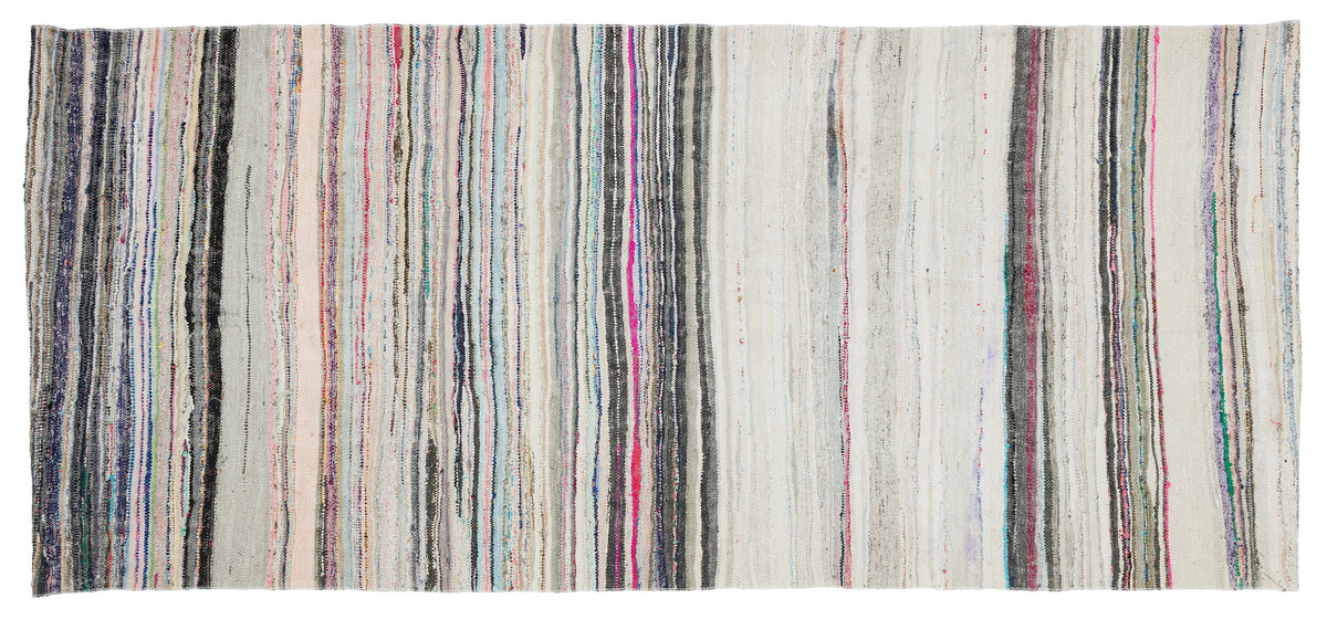 Chaput Over Dyed Kilim Rug 4&#39;4&#39;&#39; x 9&#39;7&#39;&#39; ft 132 x 292 cm