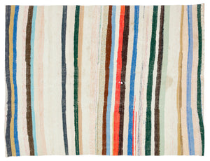 Chaput Over Dyed Kilim Rug 5'8'' x 7'7'' ft 172 x 230 cm