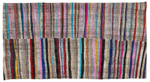 Chaput Over Dyed Kilim Rug 5'5'' x 10'0'' ft 166 x 306 cm