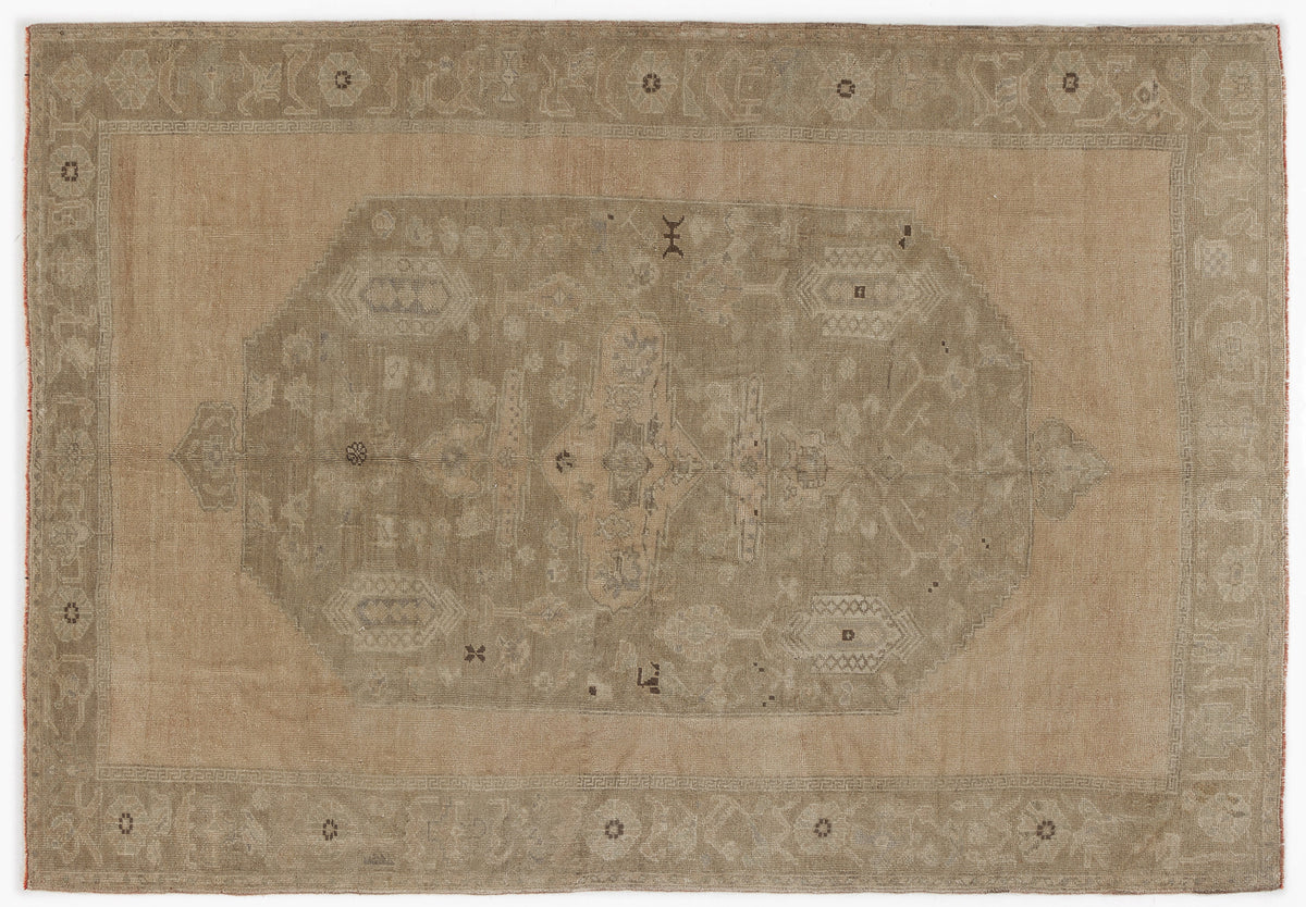 Beige Over Dyed Heritage Rug 5&#39;9&#39;&#39; x 8&#39;4&#39;&#39; ft 175 x 255 cm