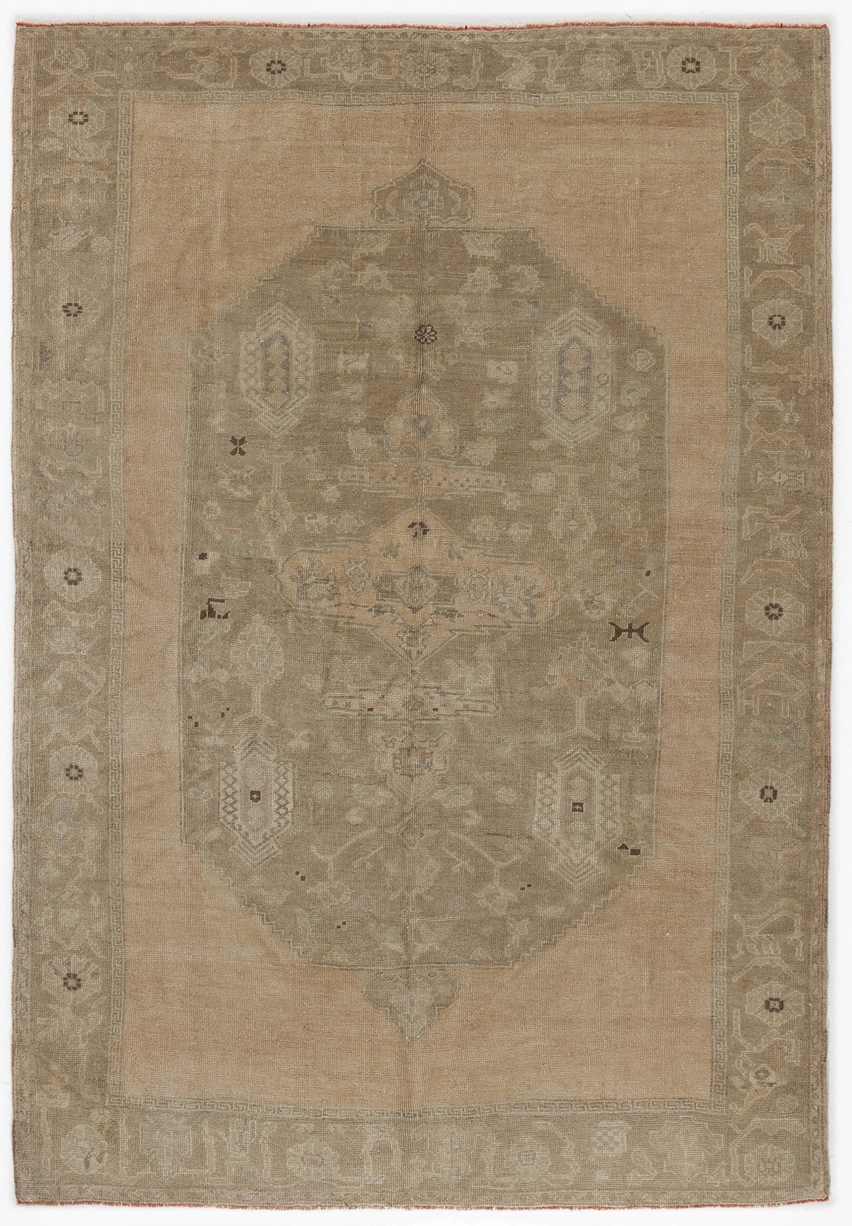 Beige Over Dyed Heritage Rug 5&#39;9&#39;&#39; x 8&#39;4&#39;&#39; ft 175 x 255 cm