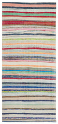 Chaput Over Dyed Kilim Rug 4'9'' x 10'4'' ft 145 x 316 cm