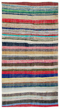 Chaput Over Dyed Kilim Rug 5'2'' x 9'5'' ft 158 x 288 cm