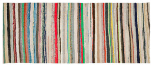Chaput Over Dyed Kilim Rug 4'2'' x 10'4'' ft 128 x 316 cm