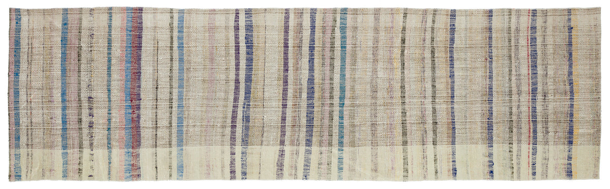 Chaput Over Dyed Kilim Rug 3&#39;1&#39;&#39; x 10&#39;8&#39;&#39; ft 94 x 325 cm