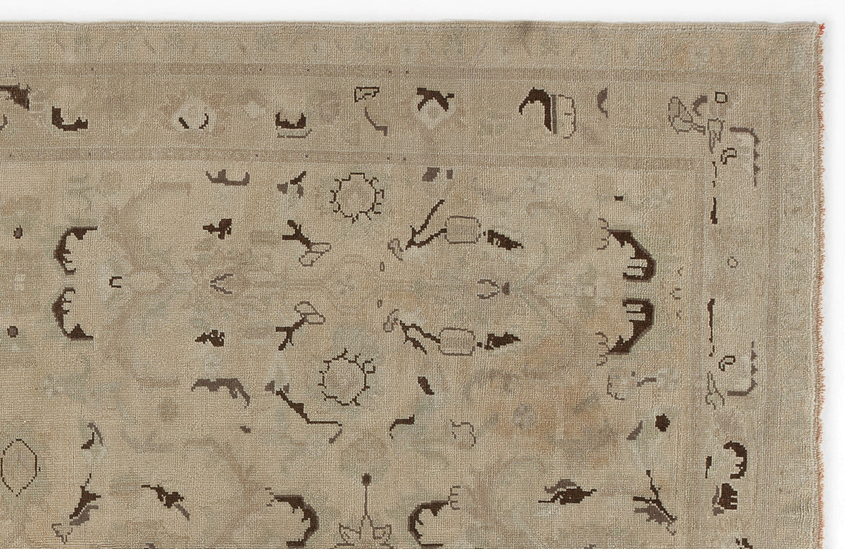 Beige Over Dyed Heritage Rug 6&#39;6&#39;&#39; x 8&#39;12&#39;&#39; ft 197 x 274 cm