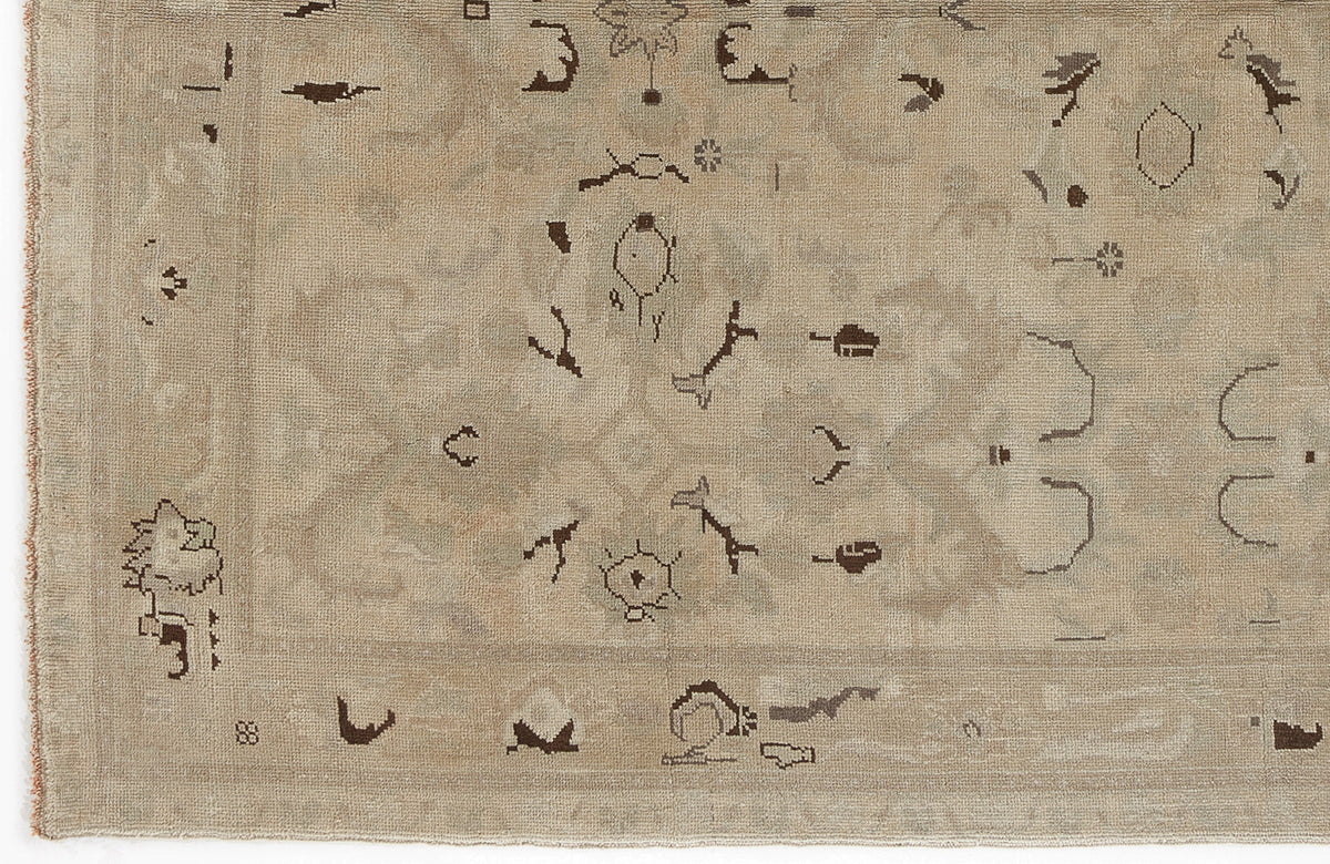 Beige Over Dyed Heritage Rug 6&#39;6&#39;&#39; x 8&#39;12&#39;&#39; ft 197 x 274 cm