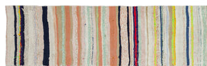 Chaput Over Dyed Kilim Rug 3'2'' x 10'6'' ft 96 x 320 cm