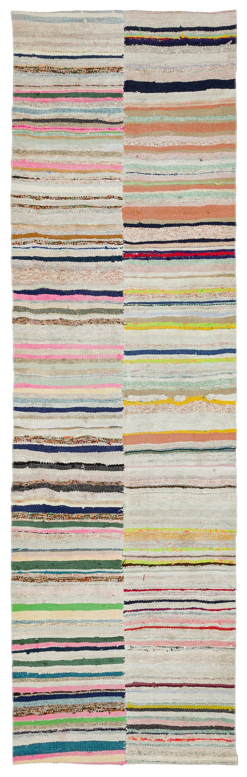 Chaput Over Dyed Kilim Rug 3'2'' x 10'6'' ft 96 x 320 cm