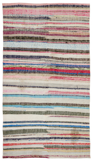 Chaput Over Dyed Kilim Rug 5'3'' x 9'4'' ft 161 x 285 cm