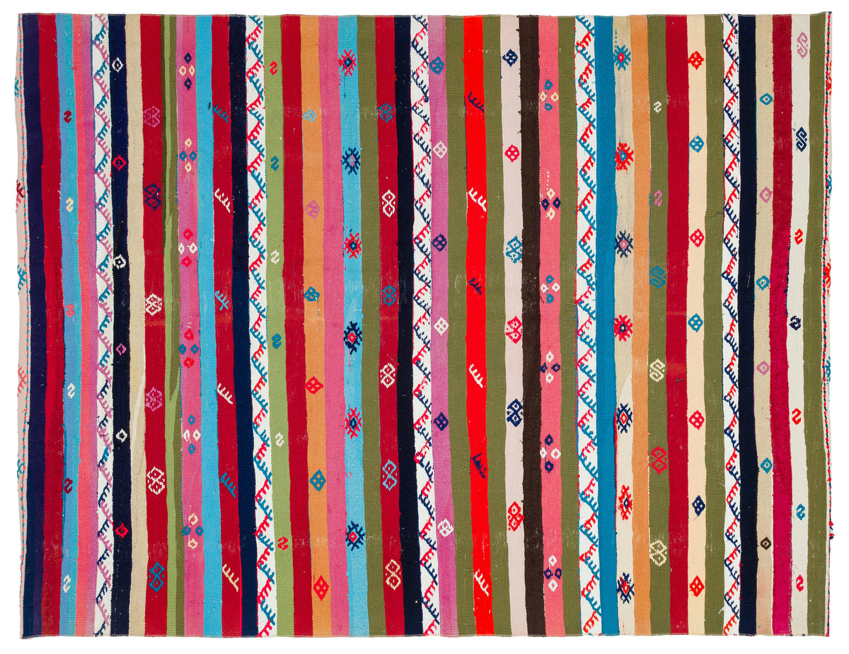 Chaput Over Dyed Kilim Rug 6&#39;3&#39;&#39; x 8&#39;1&#39;&#39; ft 191 x 247 cm