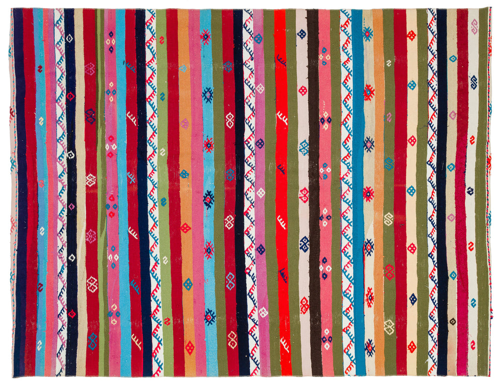 Chaput Over Dyed Kilim Rug 6'3'' x 8'1'' ft 191 x 247 cm