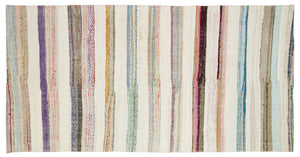 Chaput Over Dyed Kilim Rug 4'12'' x 9'10'' ft 152 x 300 cm