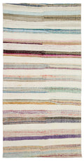 Chaput Over Dyed Kilim Rug 4'12'' x 9'10'' ft 152 x 300 cm