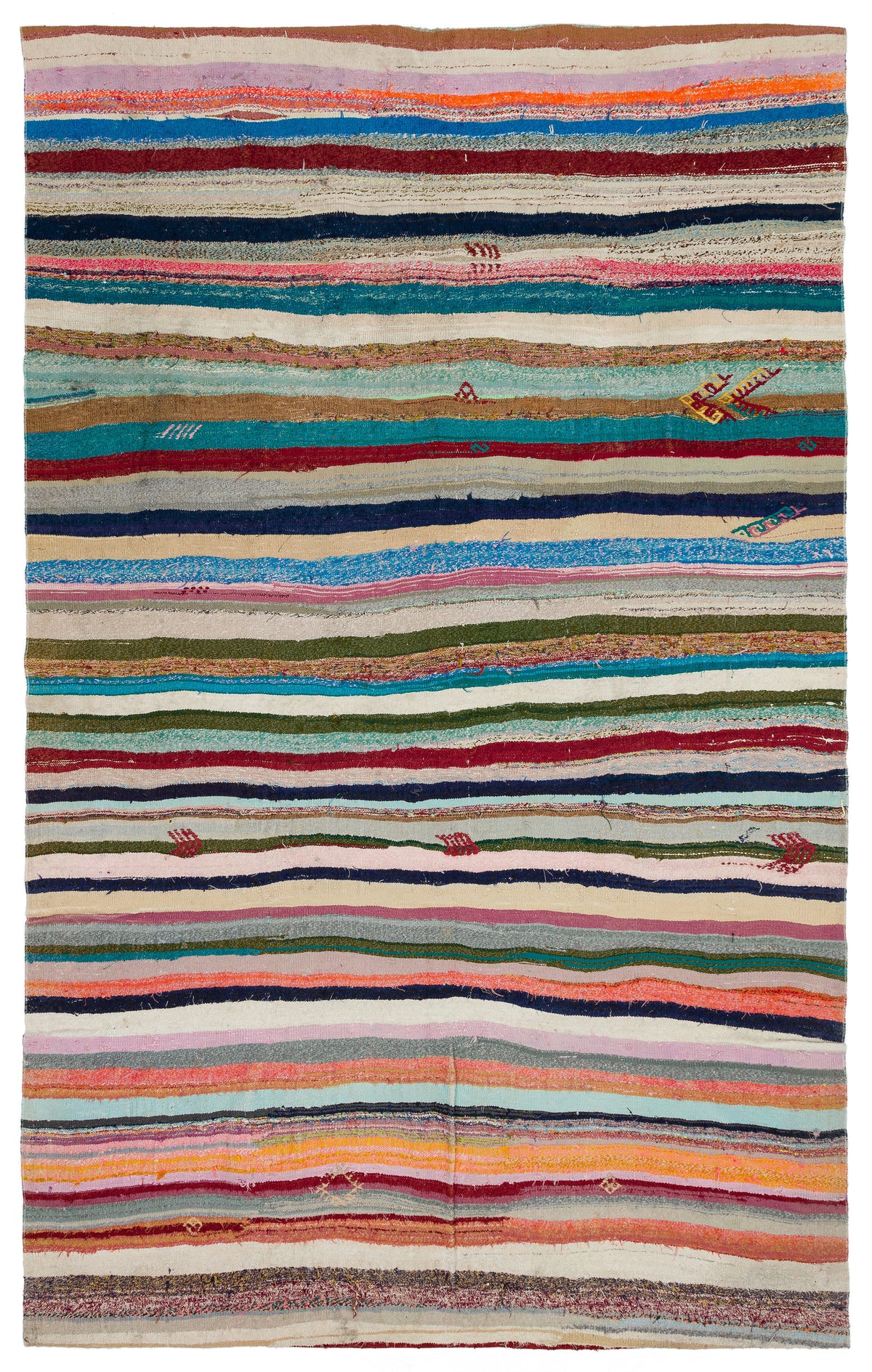 Chaput Over Dyed Kilim Rug 6&#39;7&#39;&#39; x 10&#39;4&#39;&#39; ft 201 x 316 cm