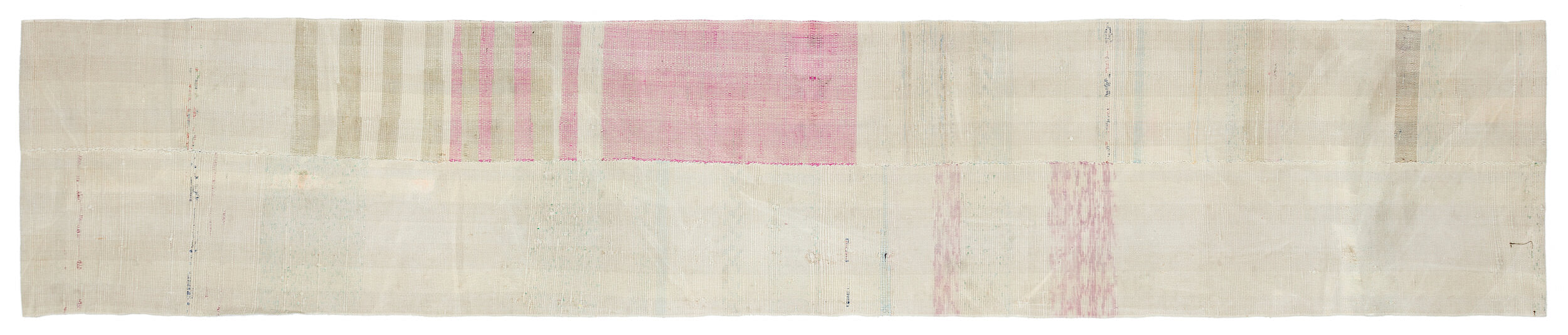 Chaput Over Dyed Kilim Runner 2'1'' x 10'6'' ft 63 x 321 cm
