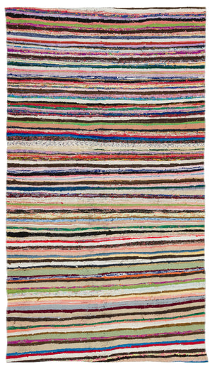 Chaput Over Dyed Kilim Rug 4'2'' x 7'4'' ft 126 x 224 cm