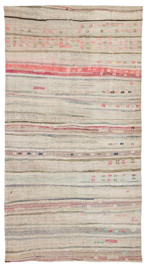 Chaput Over Dyed Kilim Rug 4'10'' x 8'11'' ft 147 x 273 cm