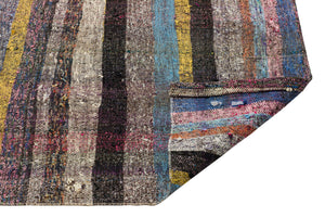 Chaput Over Dyed Kilim Rug 6'7'' x 6'11'' ft 201 x 210 cm