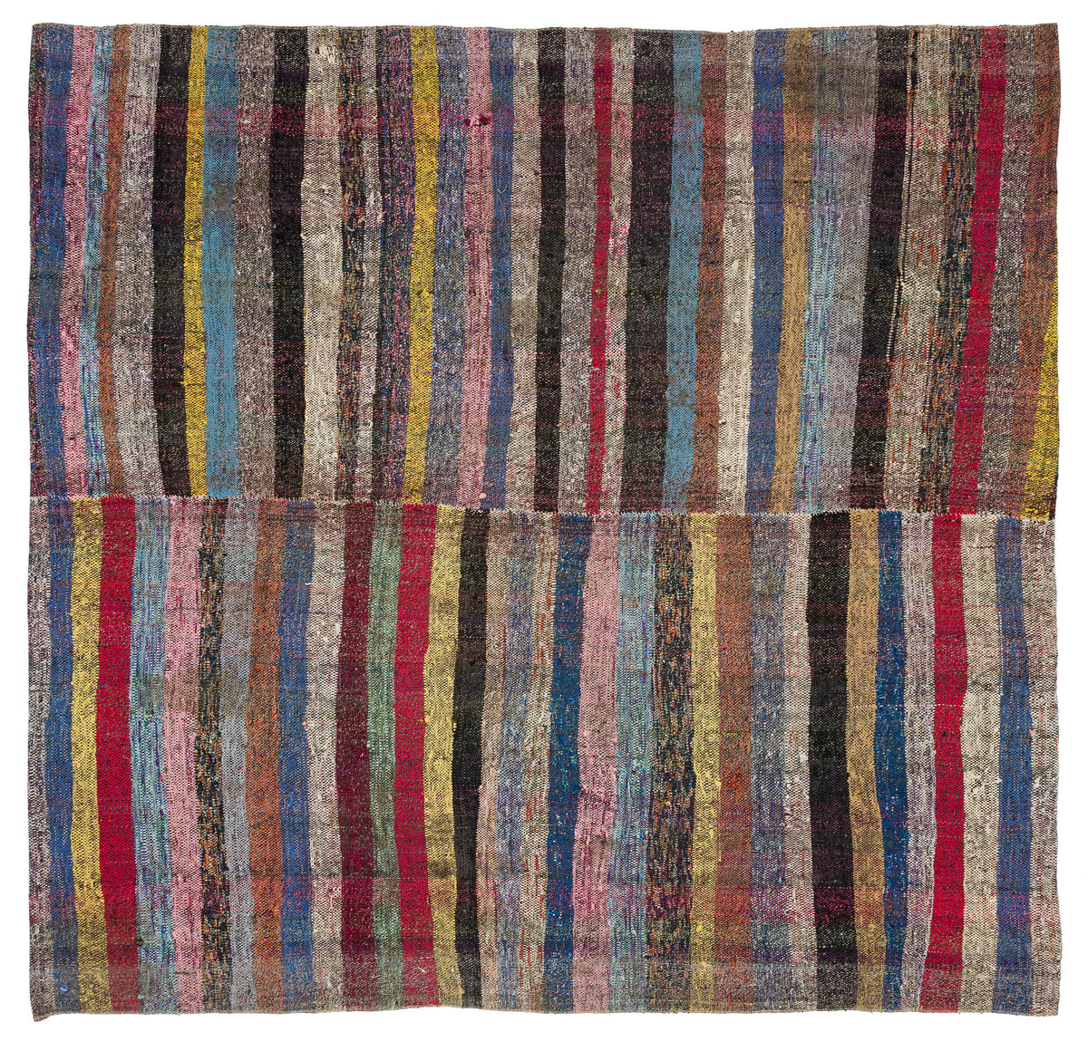 Chaput Over Dyed Kilim Rug 6&#39;7&#39;&#39; x 6&#39;11&#39;&#39; ft 201 x 210 cm