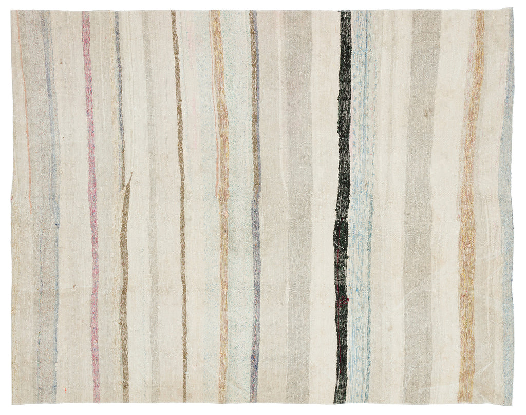Chaput Over Dyed Kilim Rug 5'3'' x 6'9'' ft 160 x 206 cm