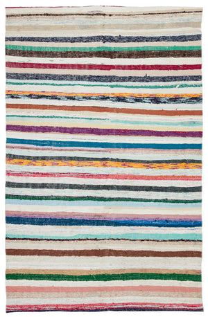 Chaput Over Dyed Kilim Rug 5'1'' x 8'2'' ft 156 x 248 cm