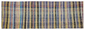 Chaput Over Dyed Kilim Rug 2'10'' x 8'3'' ft 86 x 252 cm
