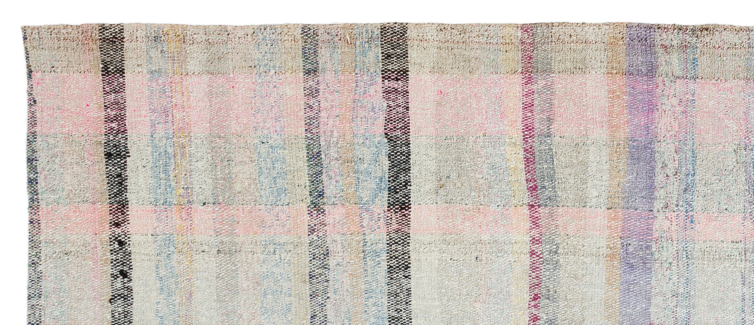 Chaput Over Dyed Kilim Rug 3'3'' x 7'7'' ft 100 x 230 cm