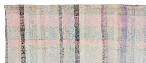 Chaput Over Dyed Kilim Rug 3'3'' x 7'7'' ft 100 x 230 cm