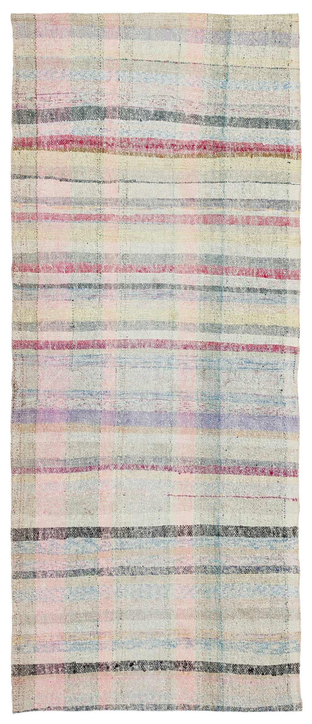 Chaput Over Dyed Kilim Rug 3'3'' x 7'7'' ft 100 x 230 cm