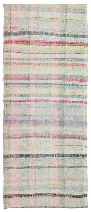 Chaput Over Dyed Kilim Rug 3'3'' x 7'7'' ft 100 x 230 cm