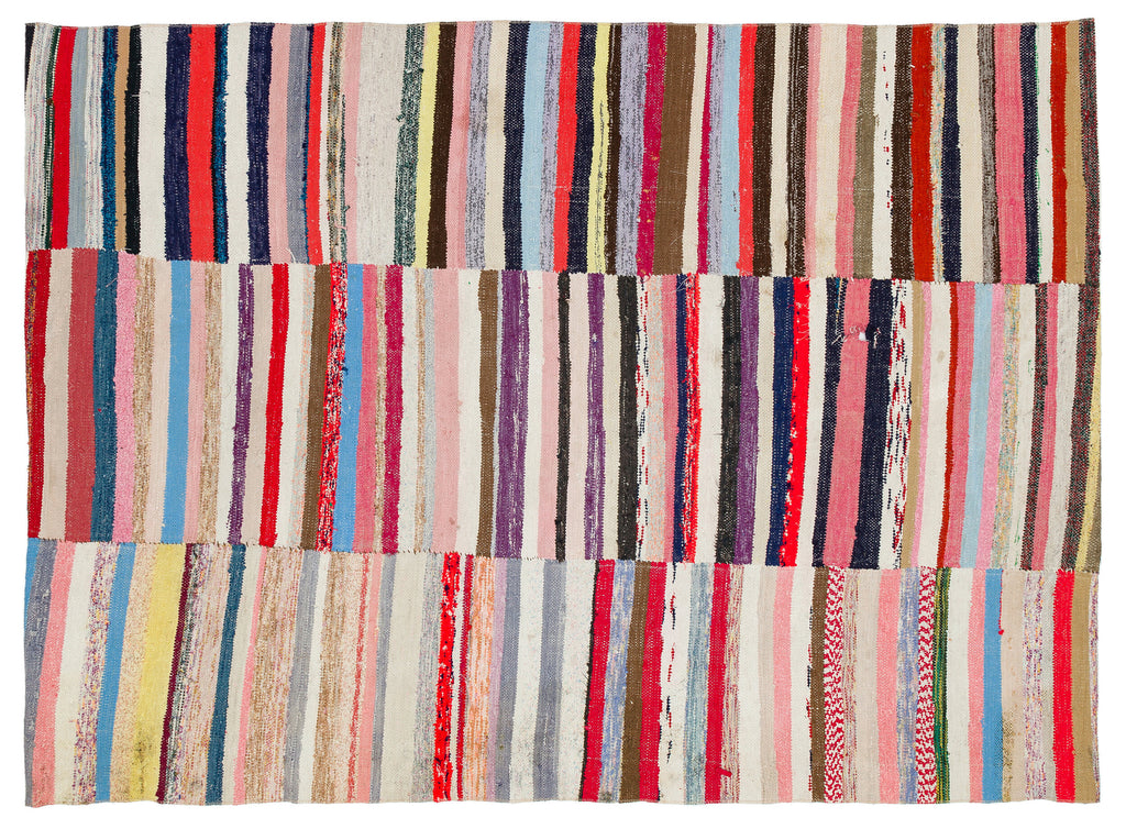 Chaput Over Dyed Kilim Rug 5'2'' x 7'1'' ft 157 x 216 cm