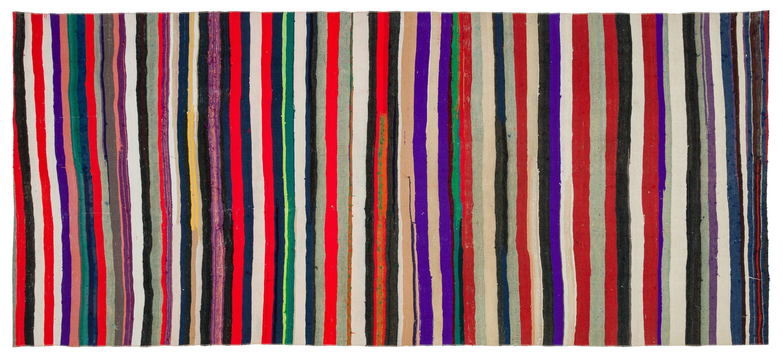 Chaput Over Dyed Kilim Rug 4'8'' x 10'5'' ft 142 x 317 cm