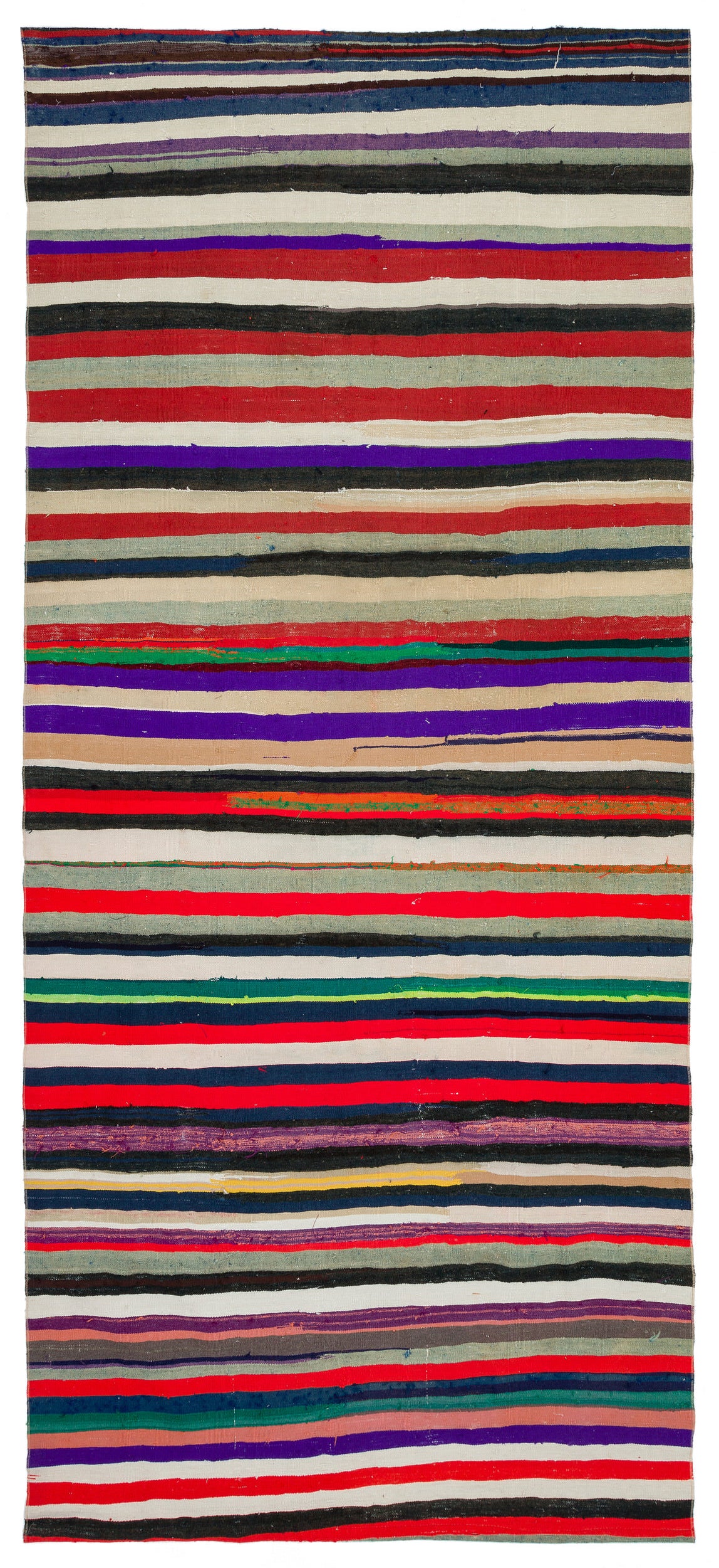 Chaput Over Dyed Kilim Rug 4&#39;8&#39;&#39; x 10&#39;5&#39;&#39; ft 142 x 317 cm