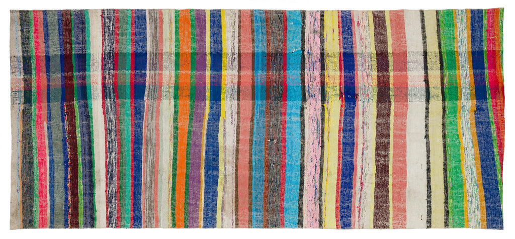 Chaput Over Dyed Kilim Rug 4'11'' x 10'11'' ft 150 x 334 cm