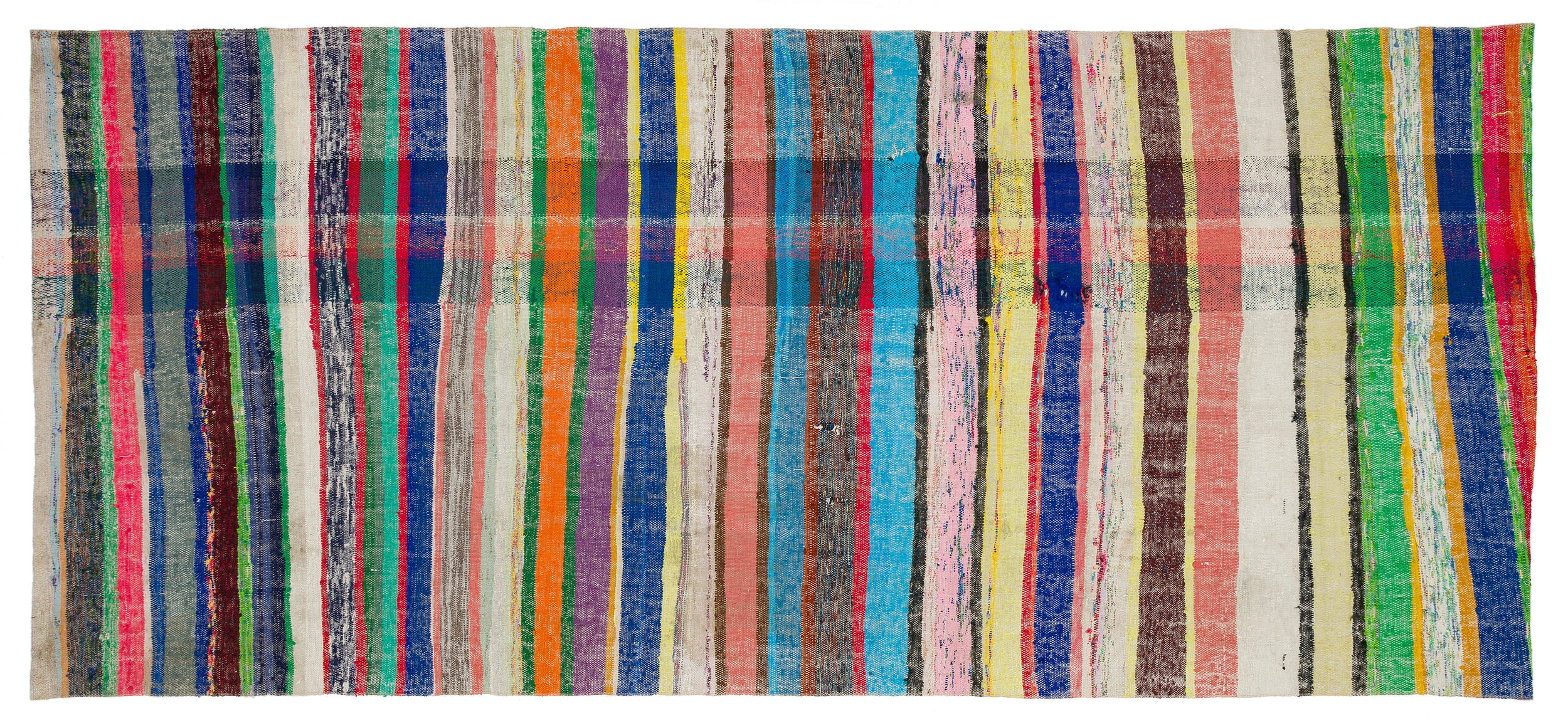Chaput Over Dyed Kilim Rug 4'11'' x 10'11'' ft 150 x 334 cm