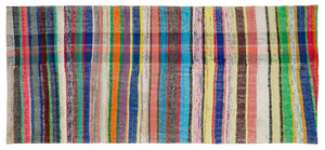 Chaput Over Dyed Kilim Rug 4'11'' x 10'11'' ft 150 x 334 cm