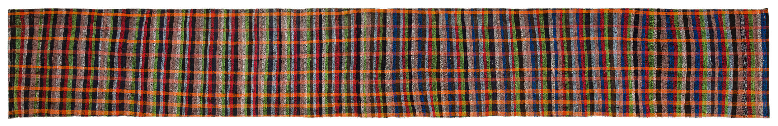 Chaput Over Dyed Kilim Rug 2'8'' x 18'9'' ft 82 x 571 cm