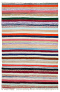 Chaput Over Dyed Kilim Rug 5'11'' x 8'10'' ft 181 x 270 cm