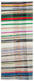 Chaput Over Dyed Kilim Rug 4'9'' x 11'6'' ft 145 x 350 cm