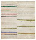 Chaput Over Dyed Kilim Rug 5'9'' x 6'4'' ft 174 x 192 cm