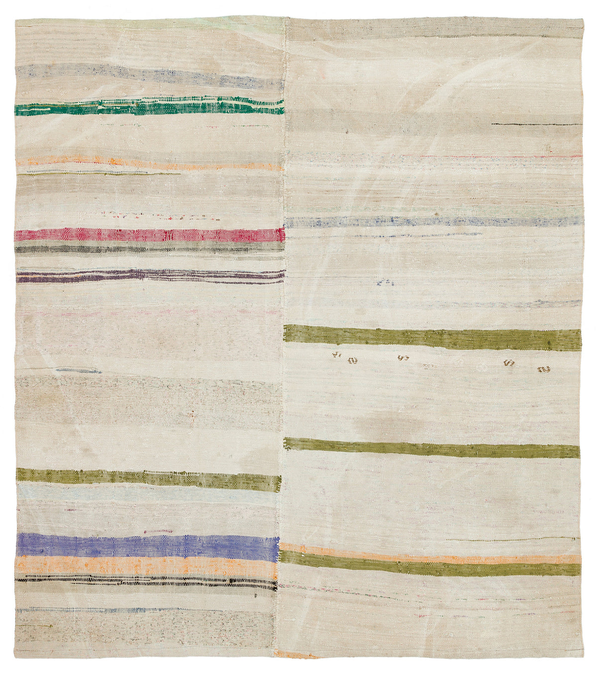 Chaput Over Dyed Kilim Rug 5&#39;9&#39;&#39; x 6&#39;4&#39;&#39; ft 174 x 192 cm