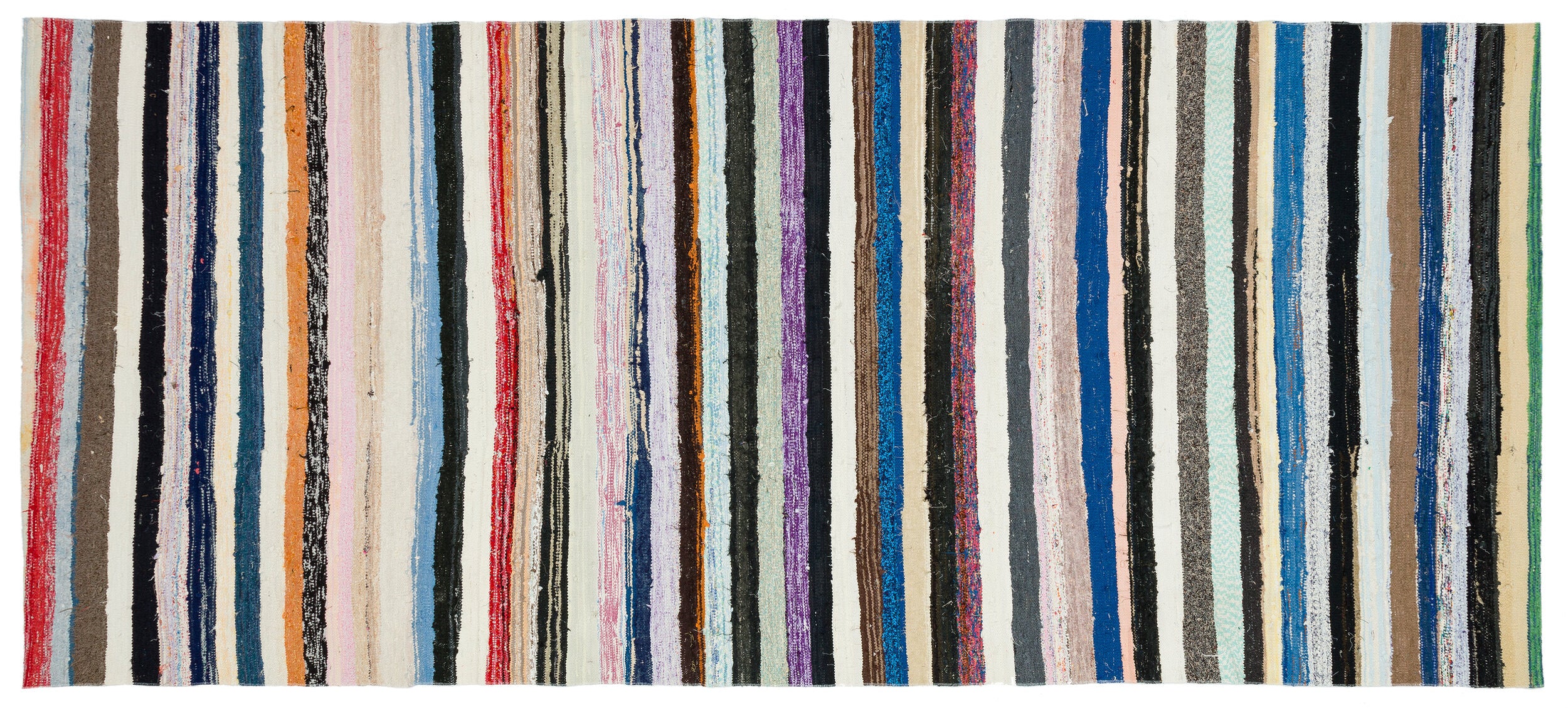 Chaput Over Dyed Kilim Rug 4'11'' x 11'5'' ft 150 x 347 cm